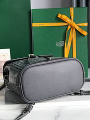 GOYARD Goyardine Calfskin Mini Alpin Backpack Gray 18.5x21.5x8.5 cm - 4