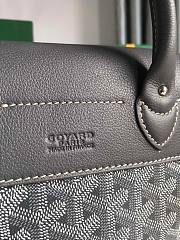 GOYARD Goyardine Calfskin Mini Alpin Backpack Gray 18.5x21.5x8.5 cm - 2