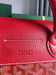 GOYARD Goyardine Calfskin Mini Alpin Backpack Red 18.5x21.5x8.5 cm - 2