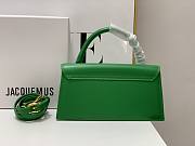 Jacquemus Le Chiquito Foldover Long Tote Bag Green 22x11x6 cm - 2