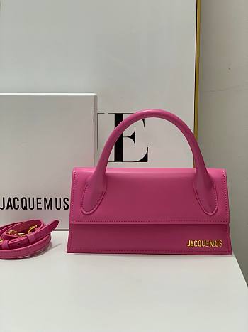 Jacquemus Le Chiquito Foldover Long Tote Bag Pink 22x11x6 cm 