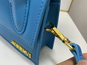 Jacquemus Le Chiquito Foldover Long Tote Bag Blue 22x11x6 cm - 6