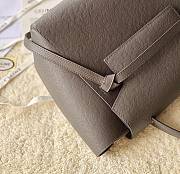 Celine Micro Belt Bag In Grey Grained Calfskin 24 x 20 x 13 cm - 5