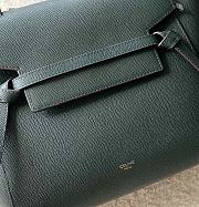 Celine Micro Belt Bag In Khaki Grained Calfskin 24 x 20 x 13 cm - 6