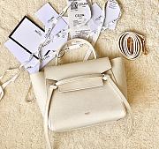 Celine Micro Belt Bag In Cream Grained Calfskin 24 x 20 x 13 cm - 1