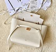 Celine Micro Belt Bag In Cream Grained Calfskin 24 x 20 x 13 cm - 2