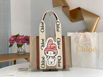 Chloe My Melody For Chloé Medium Woody Tote Bag 37x26x12 cm
