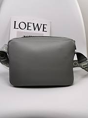 Loewe Military XS Messenger Bag Gray size 23 x 18 x 9 cm - 4