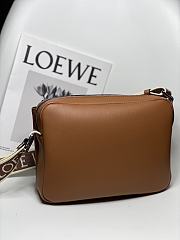 Loewe Military XS Messenger Bag Brown size 23 x 18 x 9 cm - 4