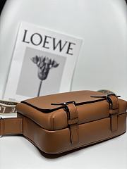 Loewe Military XS Messenger Bag Brown size 23 x 18 x 9 cm - 5