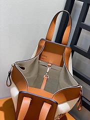 Loewe Small Hammock Bag Tan/White In Classic Calfskin 29x14x26 cm - 3