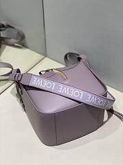 Loewe Mini Hammock Bag Light Purple In Classic Calfskin 20.2x17x20 cm - 2