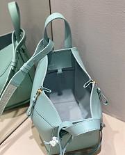 Loewe Mini Hammock Bag Light Blue In Classic Calfskin 20.2x17x20 cm - 3