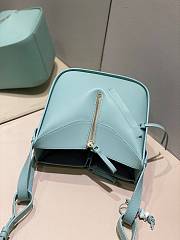 Loewe Mini Hammock Bag Light Blue In Classic Calfskin 20.2x17x20 cm - 4