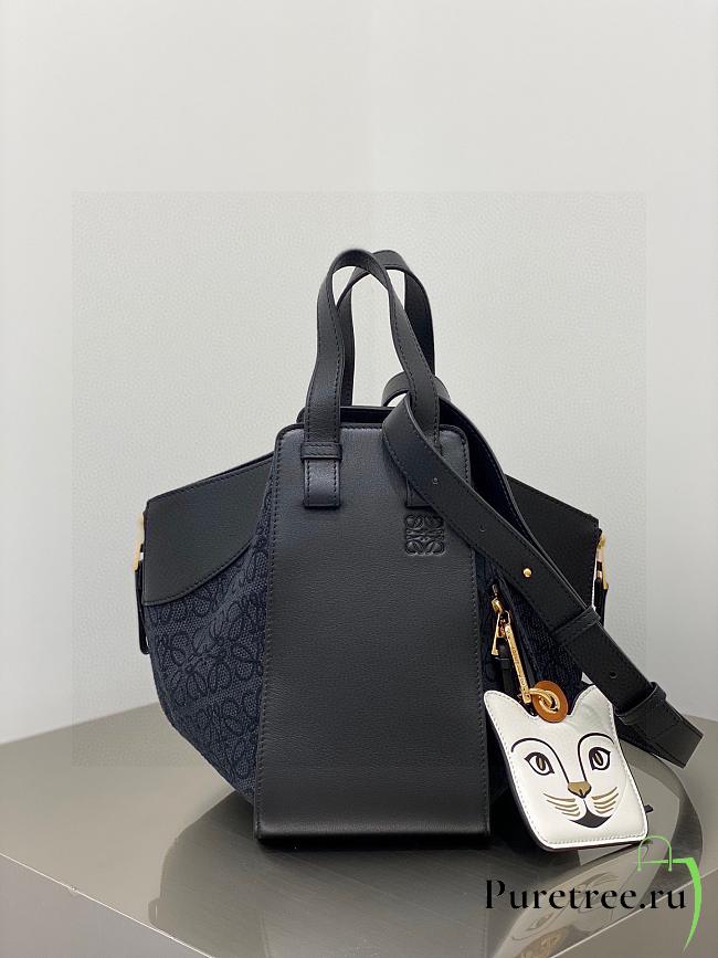 Loewe Small Hammock Bag Black In Classic Calfskin 29x14x26 cm - 1