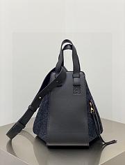 Loewe Small Hammock Bag Black In Classic Calfskin 29x14x26 cm - 3
