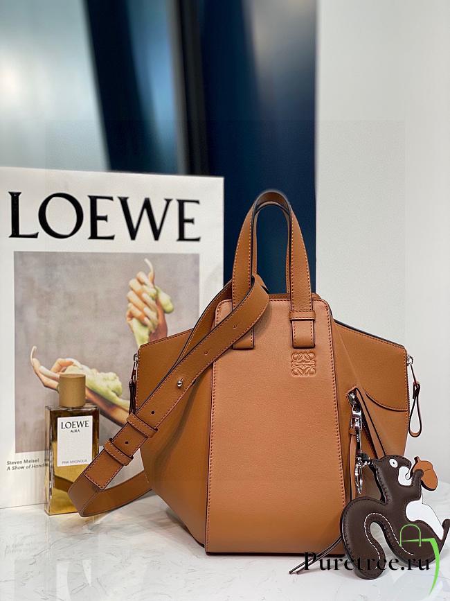 Loewe Small Hammock Bag Tan In Classic Calfskin 29x14x26 cm - 1