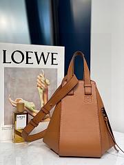 Loewe Small Hammock Bag Tan In Classic Calfskin 29x14x26 cm - 2