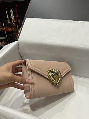 D&G Calfskin Devotion Mini Bag Light Pink size 18.5 x 11.5 x 3.5 cm - 5