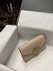 D&G Calfskin Devotion Mini Bag Light Pink size 18.5 x 11.5 x 3.5 cm - 3