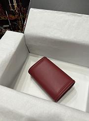 D&G Calfskin Devotion Mini Bag Burgundy size 18.5 x 11.5 x 3.5 cm - 6