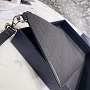 Dior Pouch Black Dior Oblique Galaxy Leather 26.5 x 17.5 cm - 5