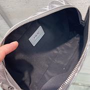 Dior Safari Bag With Strap Dior Gray CD Diamond Canvas 22x15x6 cm - 3