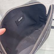 Dior Safari Bag With Strap Dior Black CD Diamond Canvas 22x15x6 cm - 6