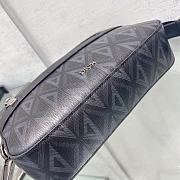 Dior Safari Bag With Strap Dior Black CD Diamond Canvas 22x15x6 cm - 2