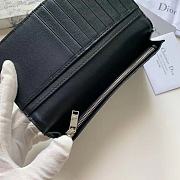 Dior Vertical Long Wallet Black Dior Oblique Jacquard 18.5x9.5 cm - 6