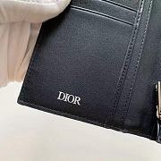 Dior Vertical Long Wallet Black Dior Oblique Jacquard 18.5x9.5 cm - 4