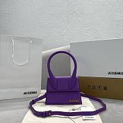 Jacquemus Le Chiquito Moyen Purple Bag 18x15.5x8 cm - 1