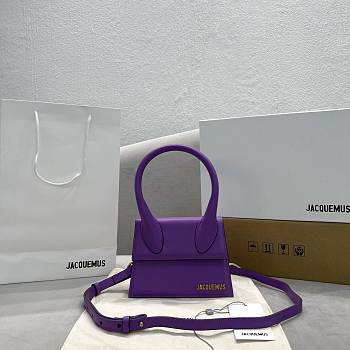 Jacquemus Le Chiquito Moyen Purple Bag 18x15.5x8 cm