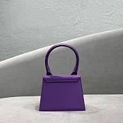 Jacquemus Le Chiquito Moyen Purple Bag 18x15.5x8 cm - 3