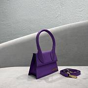 Jacquemus Le Chiquito Moyen Purple Bag 18x15.5x8 cm - 2