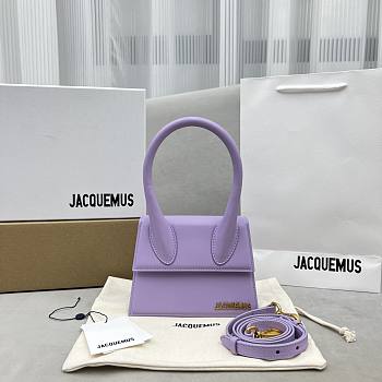 Jacquemus Le Chiquito Moyen Light Purple Bag 18x15.5x8 cm