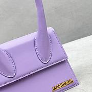 Jacquemus Le Chiquito Moyen Light Purple Bag 18x15.5x8 cm - 6