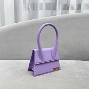 Jacquemus Le Chiquito Moyen Light Purple Bag 18x15.5x8 cm - 5