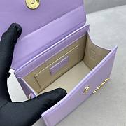 Jacquemus Le Chiquito Moyen Light Purple Bag 18x15.5x8 cm - 4