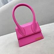 Jacquemus Le Chiquito Moyen Pink Bag 18x15.5x8 cm - 2
