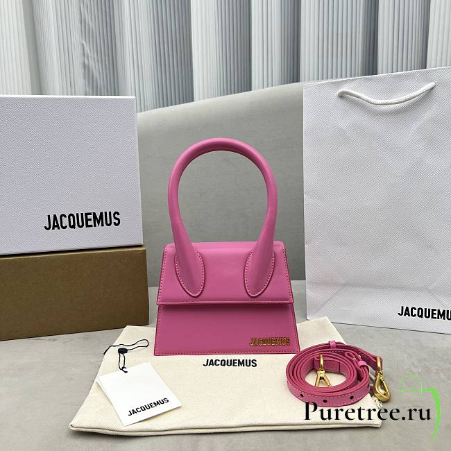 Jacquemus Le Chiquito Moyen Pink Bag 18x15.5x8 cm - 1