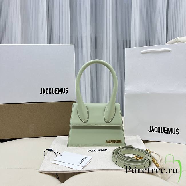 Jacquemus Le Chiquito Moyen Light Green Bag 18x15.5x8 cm - 1