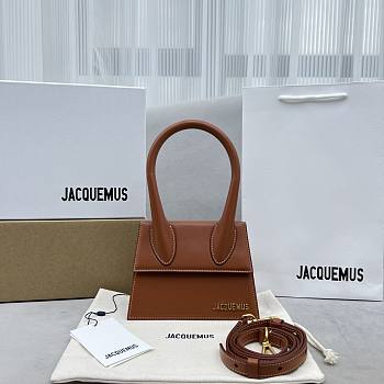 Jacquemus Le Chiquito Moyen Brown Bag 18x15.5x8 cm