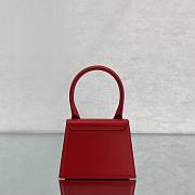 Jacquemus Le Chiquito Moyen Red Bag 18x15.5x8 cm - 6