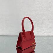Jacquemus Le Chiquito Moyen Red Bag 18x15.5x8 cm - 5