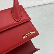Jacquemus Le Chiquito Moyen Red Bag 18x15.5x8 cm - 2