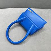 Jacquemus Le Chiquito Moyen Blue Bag 18x15.5x8 cm - 6