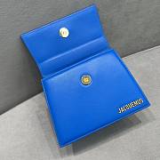 Jacquemus Le Chiquito Moyen Blue Bag 18x15.5x8 cm - 5