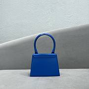 Jacquemus Le Chiquito Moyen Blue Bag 18x15.5x8 cm - 2