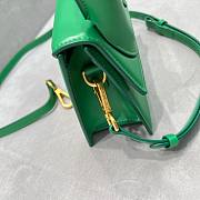 Jacquemus Le Chiquito Moyen Green Bag 18x15.5x8 cm - 5